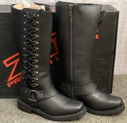 NEW GENUINE Z1R 3403-0863 SAVAGE BOOTS BLACK LEATHER SZ 6.5