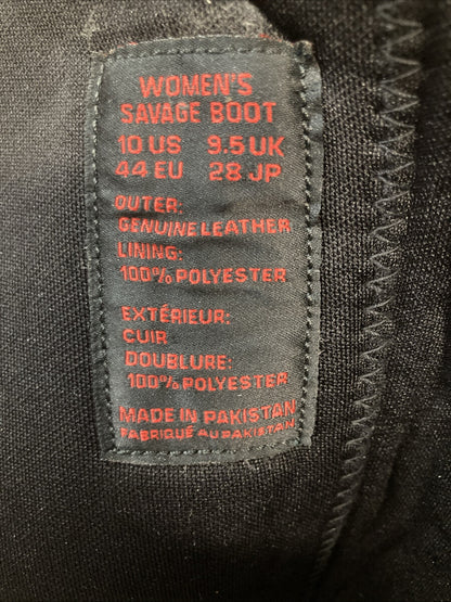 NEW GENUINE Z1R 3403-0870 SAVAGE BOOTS BLACK LEATHER SZ 10