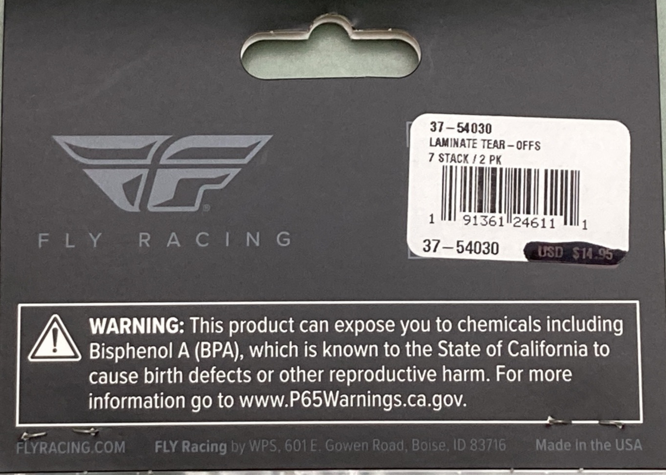NEW GENUINE FLY RACING 37-54030 Clear Laminated Goggle Tear-Offs