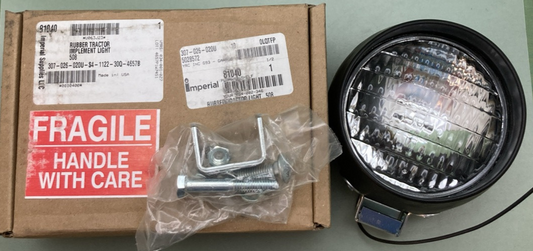 NEW GENUINE IMPERIAL 81040 Rubber Tractor Implement Light Round 4.75"