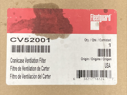 NEW GENUINE FLEETGUARD CV52001 Crankcase Ventilation Filter