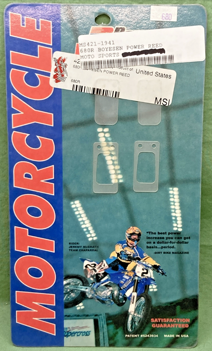 NEW GENUINE BOYESEN POWER REEDS 680