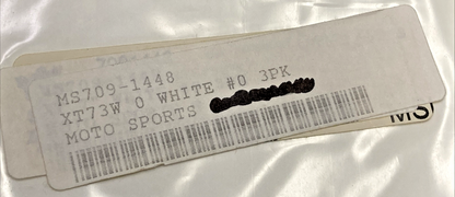 QTY 3 NEW GENUINE DIRT DIGITS 709-1448 EXTREME XT 7" WHITE #0