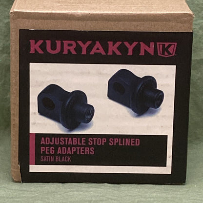 NEW GENUINE Kuryakyn 1620-1954 ADAPTERS PEG ADJ SPL BLK
