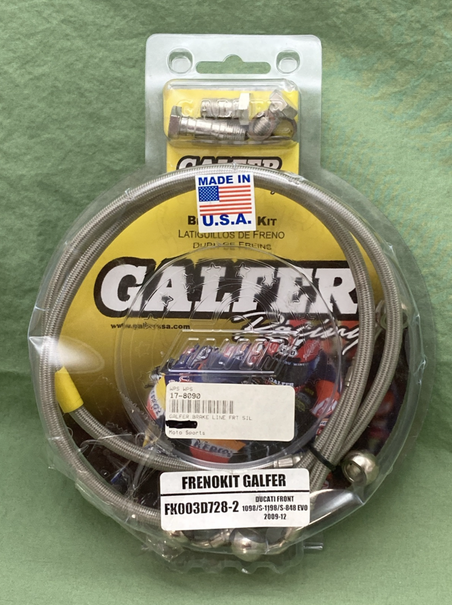 NEW GENUINE GALFER FK003D728-2 Stainless Steel Front 2 Line