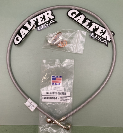 NEW GENUINE GALFER FK003D236R Stainless Steel Rear Brake Line