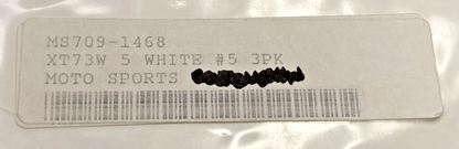 QTY 3 NEW GENUINE DIRT DIGITS 7091468 EXTREME XT 7" WHITE #5