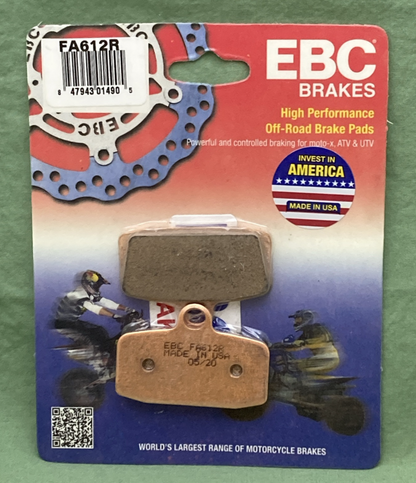 NEW GENUINE EBC FA612R Long-Life Sintered R Brake Pads