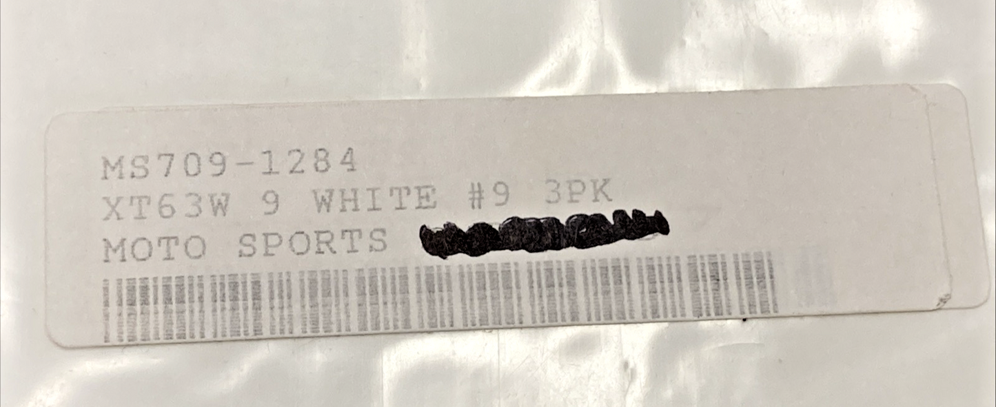 QTY 3 NEW GENUINE DIRT DIGITS 7091284 EXTREME XT 6" WHITE #9