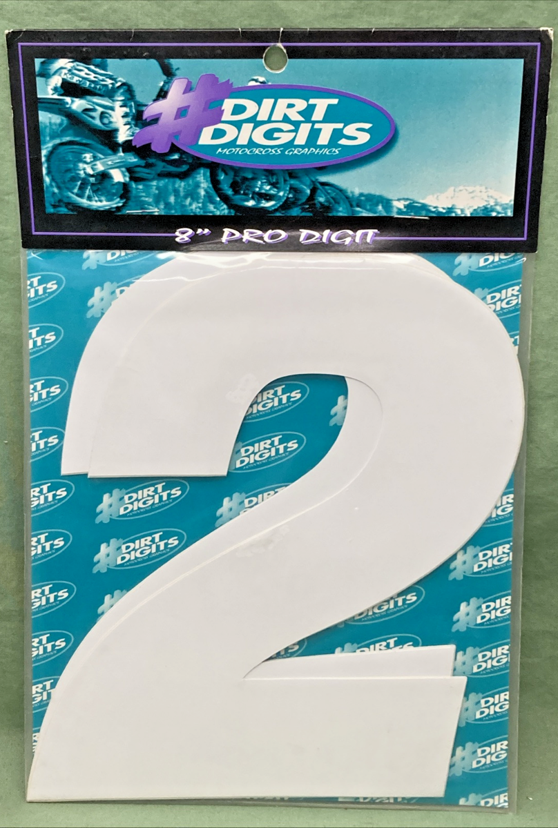 QTY 3 NEW GENUINE DIRT DIGIT 7091652 8" WHITE #2