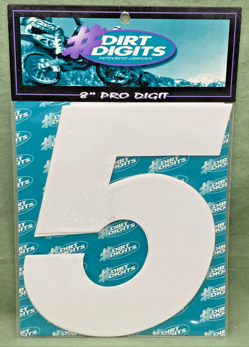 QTY 3 NEW GENUINE DIRT DIGIT 7091664 8" WHITE #5