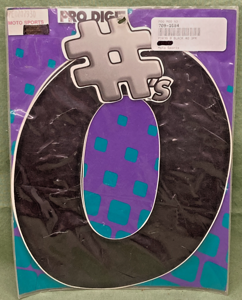 QTY 3 NEW GENUINE DIRT DIGIT 7091684 8" BLACK #0