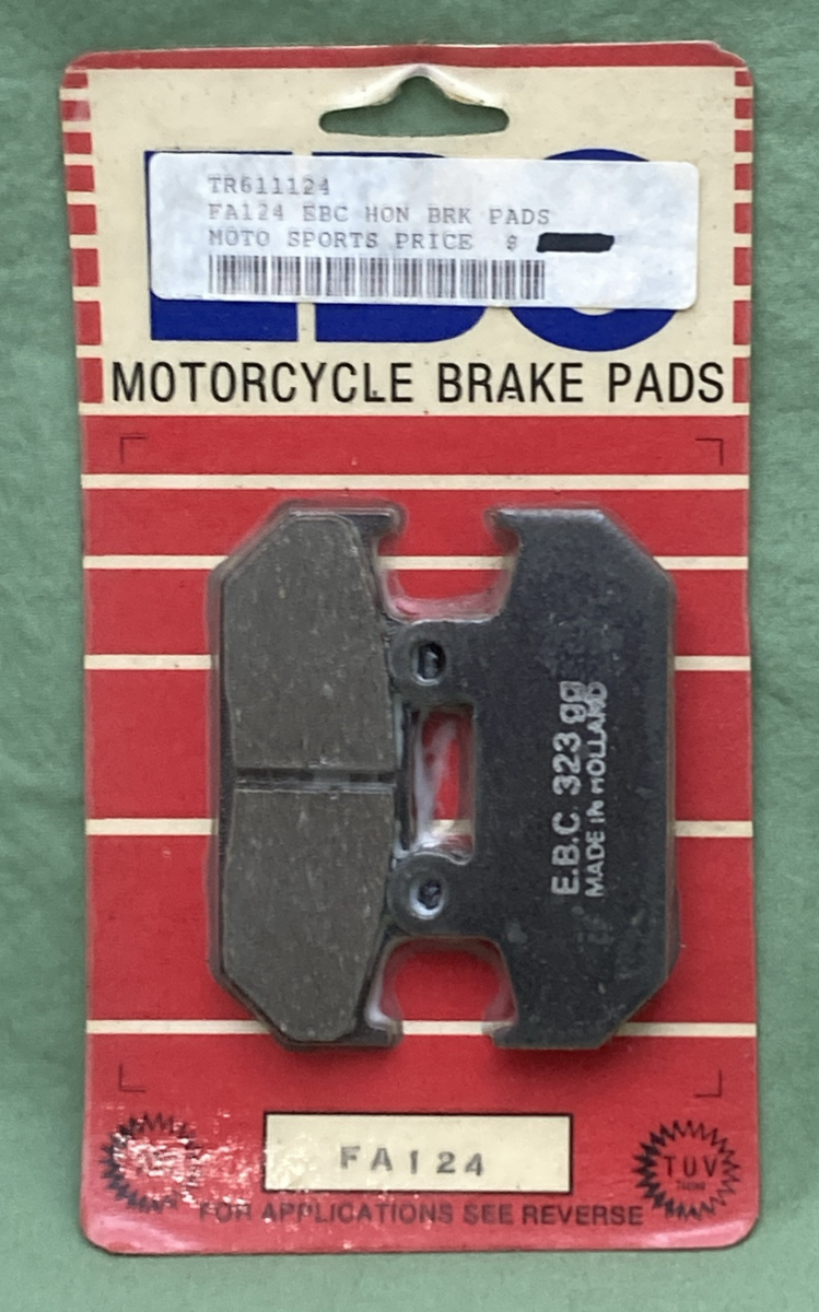 NEW GENUINE EBC FA124 Organic Base FA Brake Pads