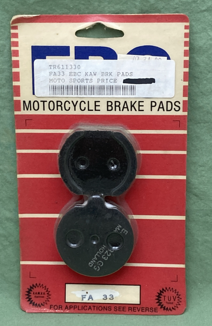 NEW GENUINE EBC FA33 Organic Base FA Brake Pads