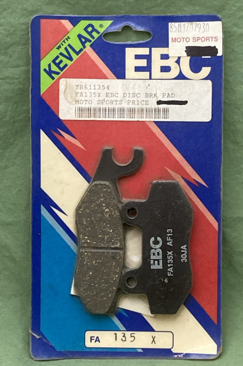 NEW GENUINE EBC FA135X Sport Carbon X Brake Pads Red