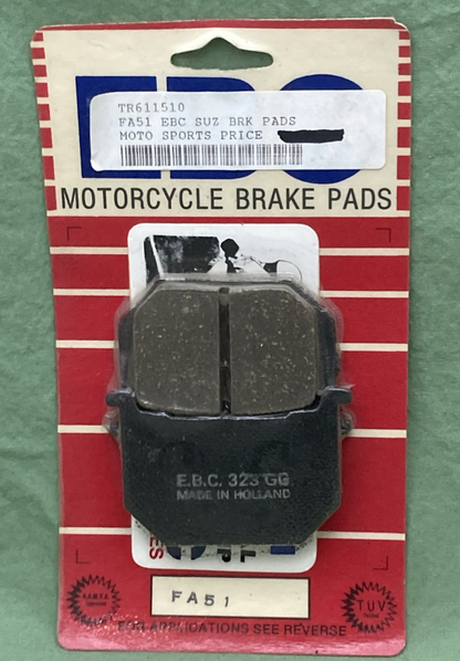 NEW GENUINE EBC FA51 Organic Base FA Brake Pads
