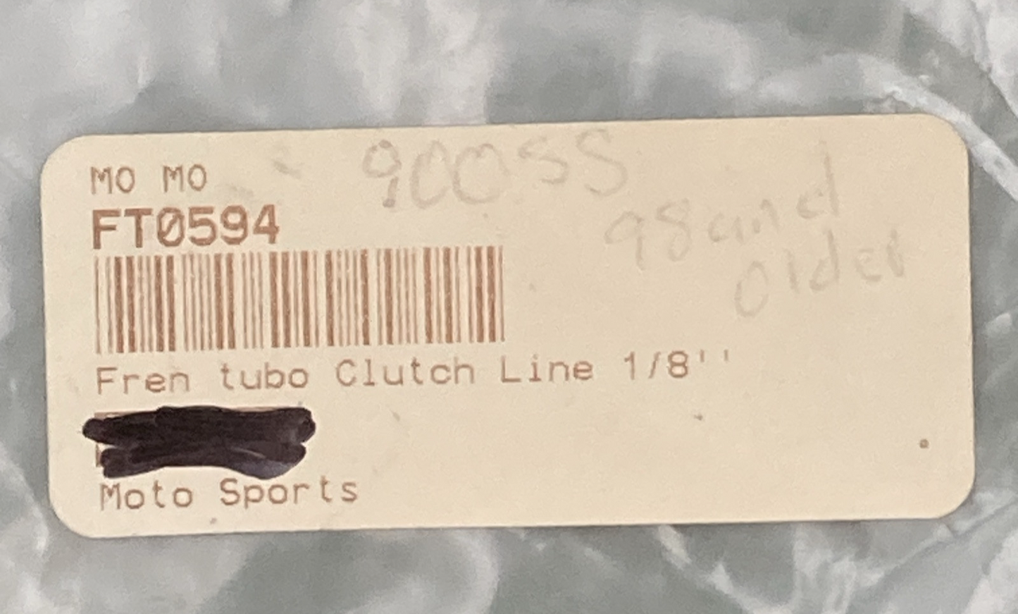 NEW FREN TUBO 0594 CLUTCH LINE 1/8"