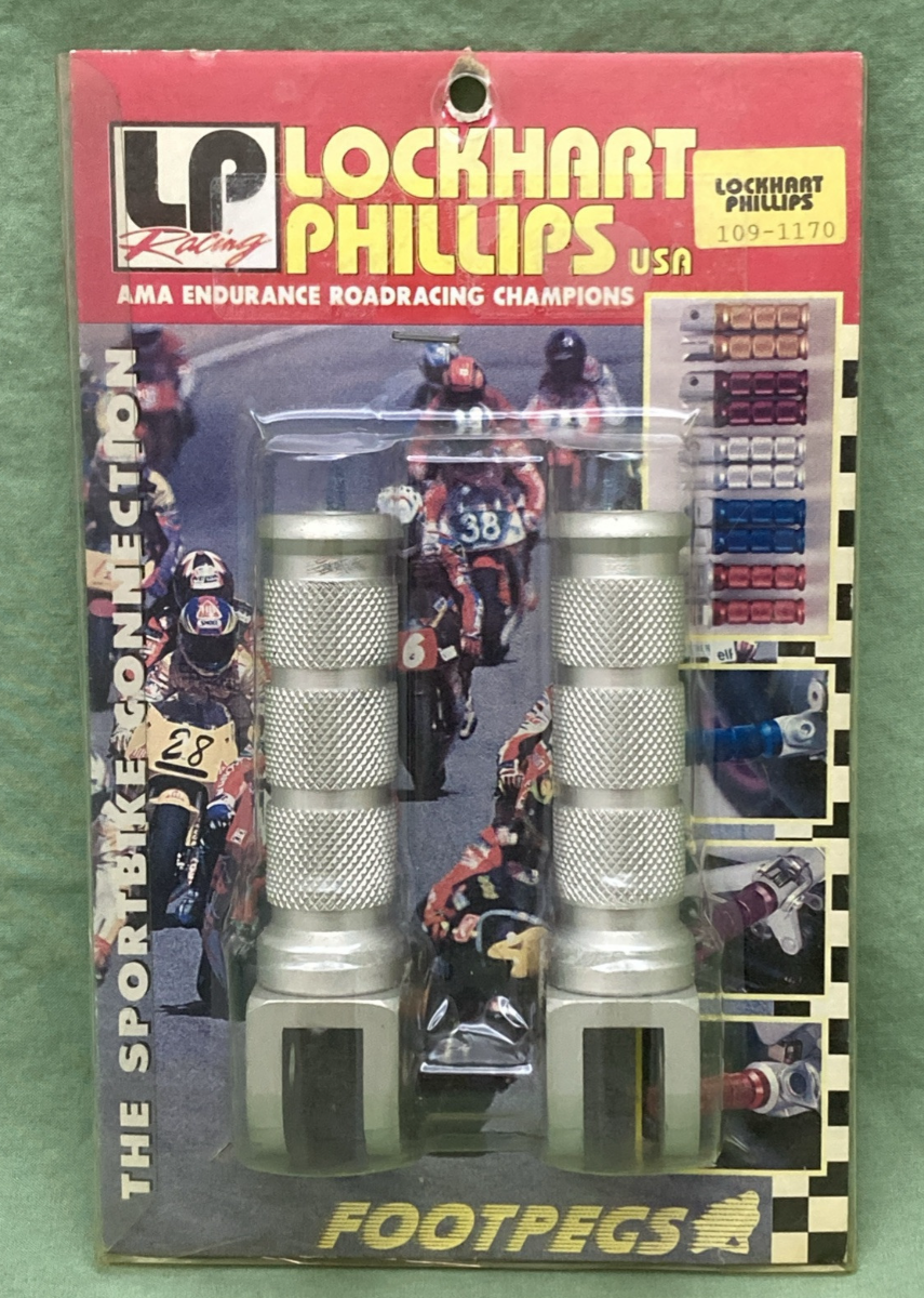NEW GENUINE LOCKHART PHILLIPS 109-1170 FOOT PEGS FOR DUCATI 851/888