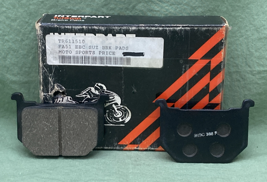 NEW GENUINE INTERPART TUFSTOP TSRP655 EBC DISC BRAKE PADS FOR SUZUKI
