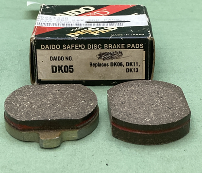 NEW GENUINE DAIDO DK05 HIGH PERFORMANCE DISC BRAKE PADS FOR KAWASAKI EBC