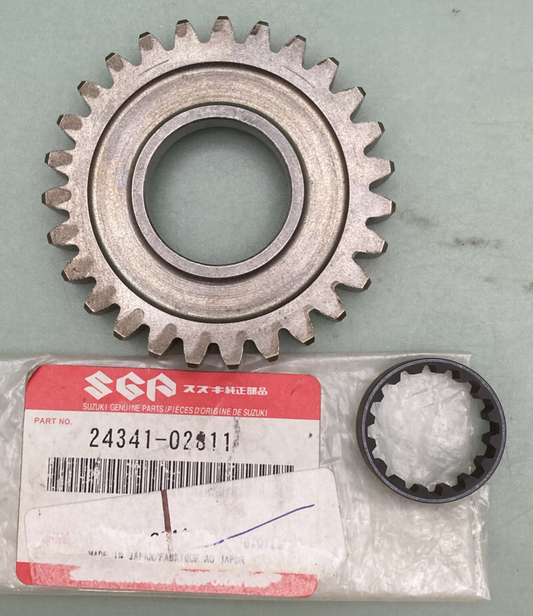NEW GENUINE SUZUKI 24341-02811 Gear Set, 4TH Driven 27T