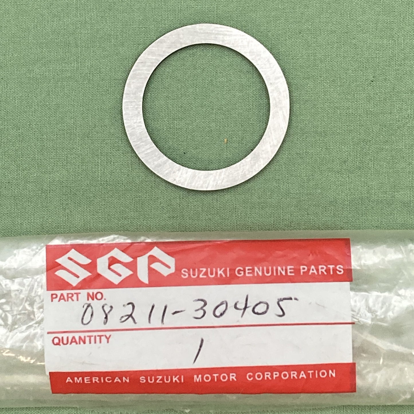NEW GENUINE SUZUKI 08211-30405 Washer, 2ND Driven Gear Rh