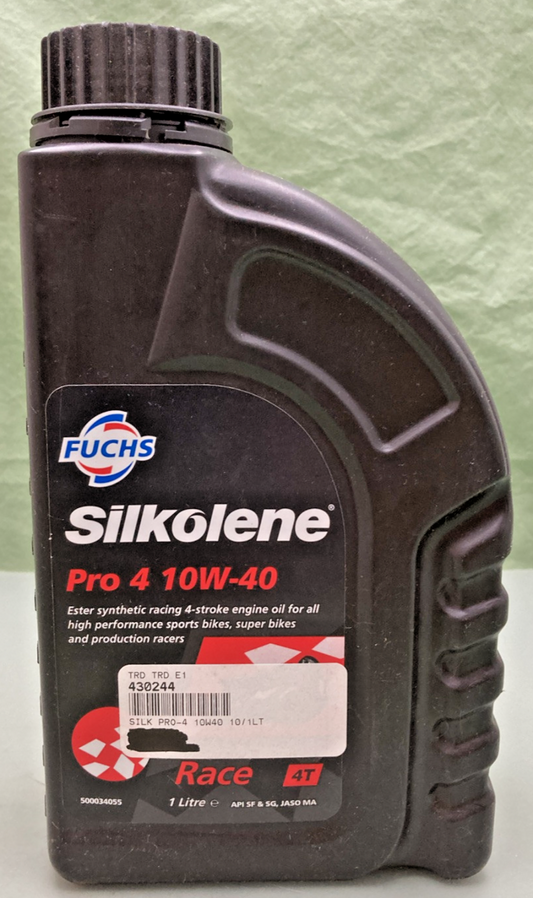 NEW GENUINE SILKOLENE 600133870 PRO 4 10W-40 ESTER SYNTHETIC ENGINE OIL, 1LT, 43