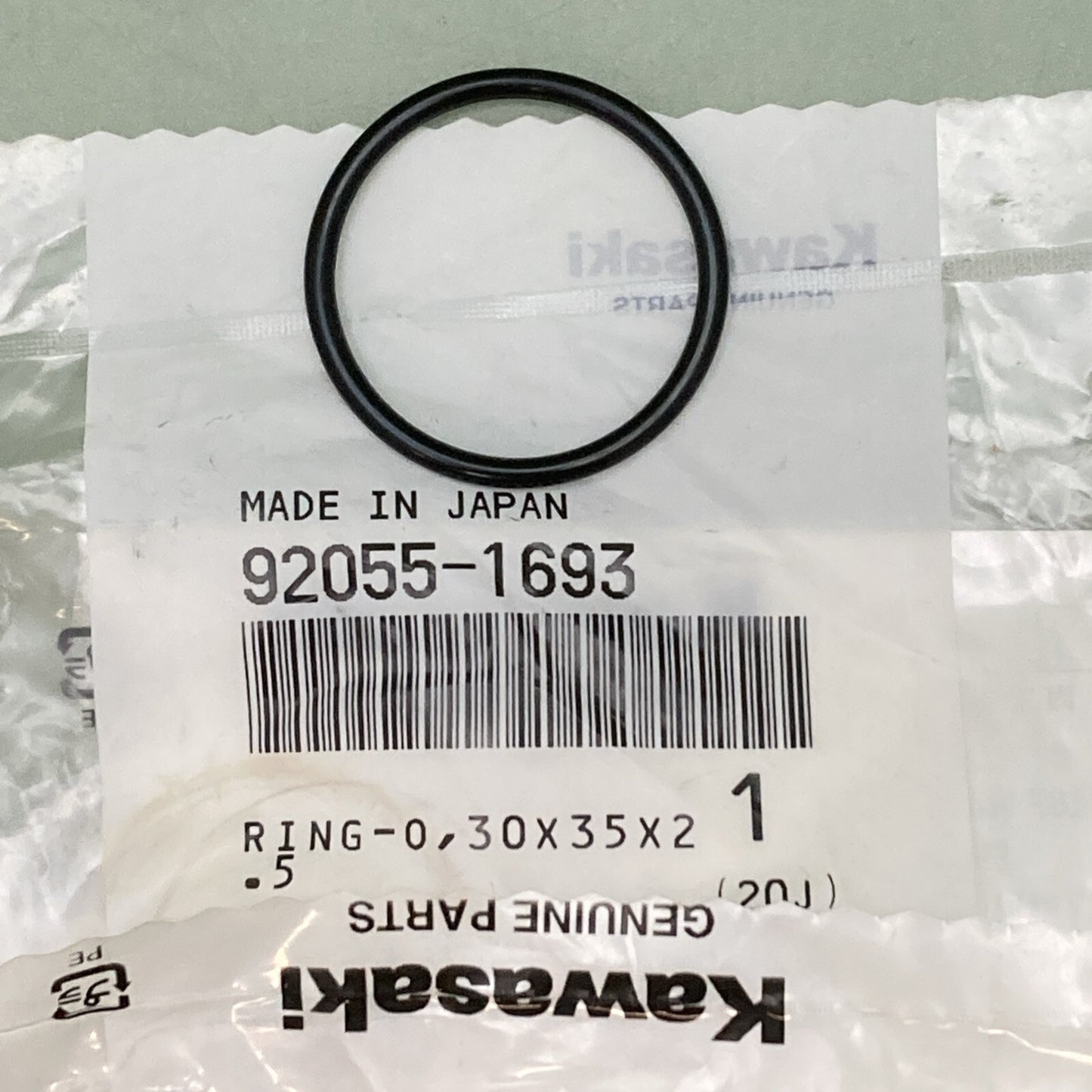 NEW GENUINE KAWASAKI 92055-1693 Ring - O, 30X35X2.5