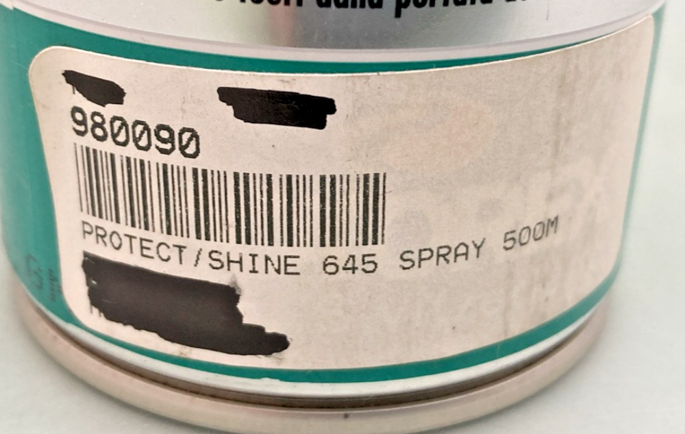 NEW GENUINE MOTOREX MOTO LINE 980090 PROTEC &SHINE 645, 500ML/16.9 FL.OZ