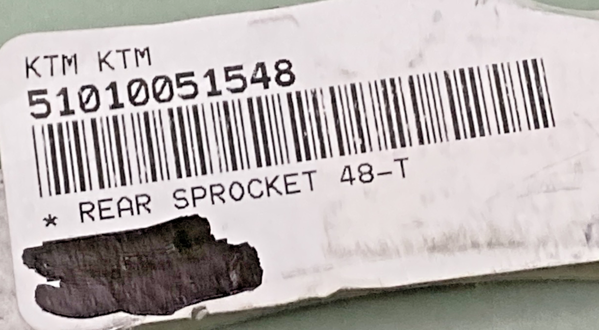 NEW MERICAPOWERSPOTS 51010051548 REAR SPROCKET 48-T