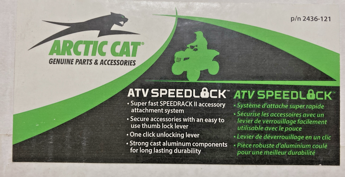 NEW GENUINE ARCTIC CAT 2436-121 SPEEDLOCK FOR SPEEDRACK II
