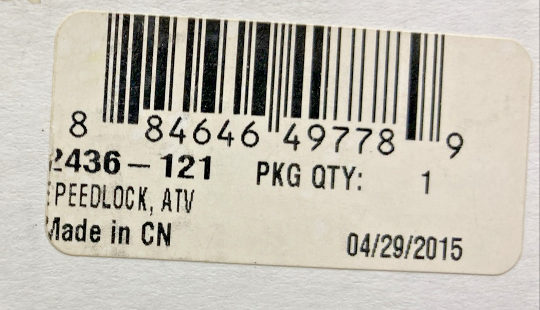 NEW GENUINE ARCTIC CAT 2436-121 SPEEDLOCK FOR SPEEDRACK II