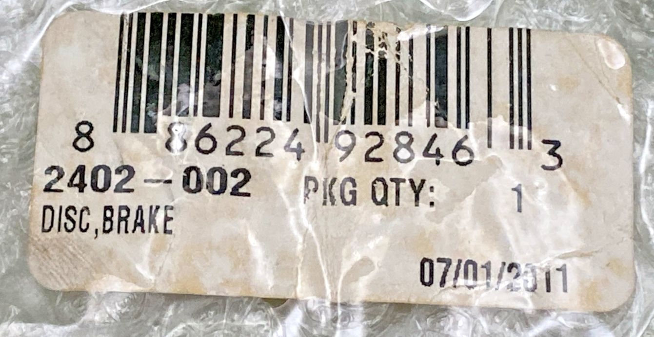 NEW GENUINE ARCTIC CAT 2402-002 DISC BRAKE, SUPERSEDED 1436-808