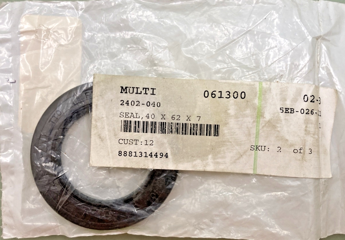 NEW GENUINE ARCTIC CAT 2402-040 SEAL, 40 X 62 X 7, SUPERSEDED: 2402-140