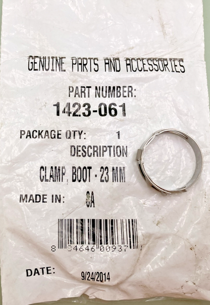 NEW GENUINE ARCTIC CAT 1423-061 CLAMP, BOOT-23MM