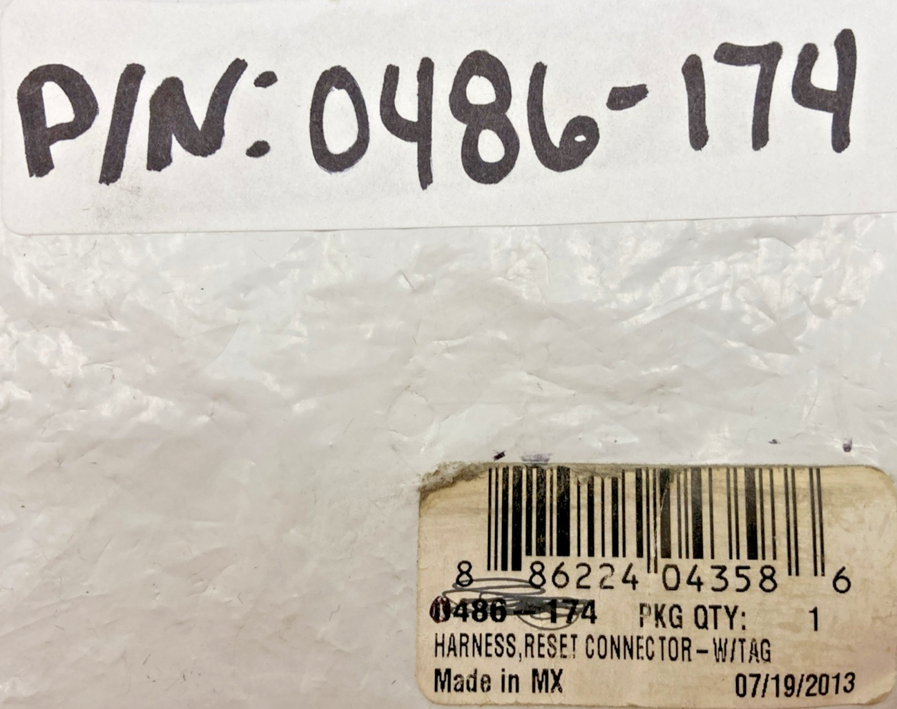 NEW GENUINE ARCTIC CAT 0486-174 HARNESS, RESET CONNECTOR W/TAG