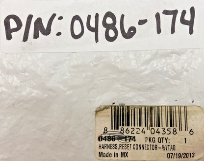NEW GENUINE ARCTIC CAT 0486-174 HARNESS, RESET CONNECTOR W/TAG