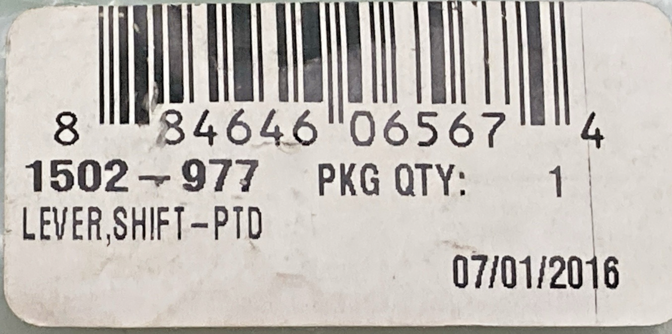 NEW GENUINE ARCTIC CAT 1502-977 LEVER SHIFT-PTD, REPLACES PART # 0502-659