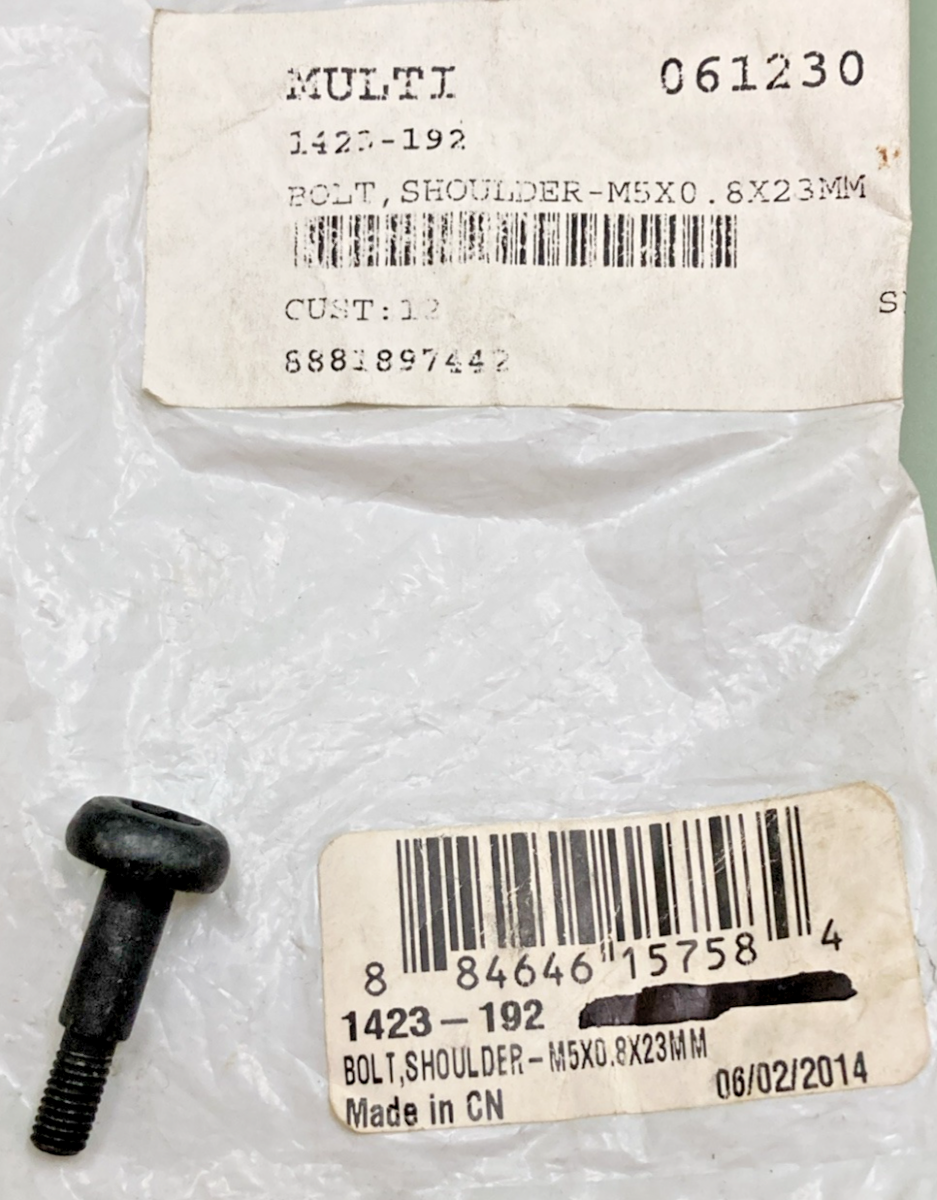 NEW GENUINE ARCTIC CAT 1423-192 BOLT SHOULDER, M5X0.8X23MM