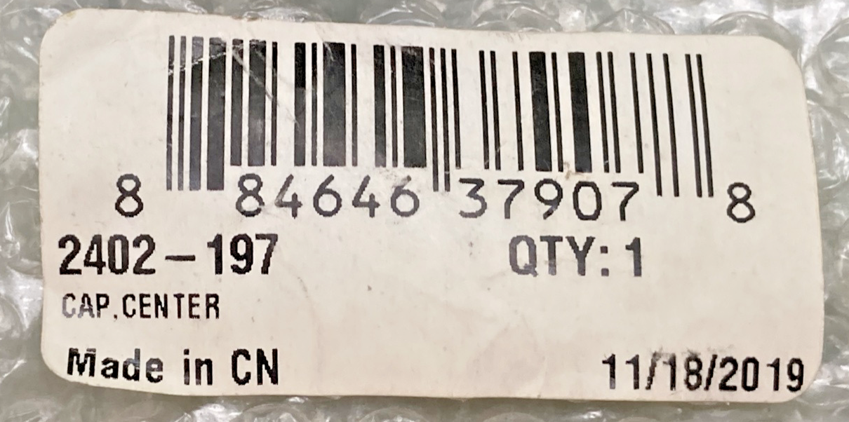 NEW GENUINE ARCTIC CAT 2402-197 CAP, CENTER