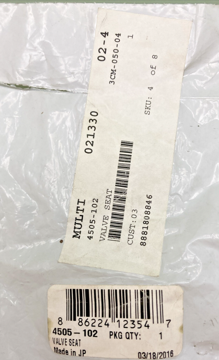 NEW GENUINE ARCTIC CAT 4505-102 Mikuni 2.3 Float Needle Valve & Seat - 1998-2000