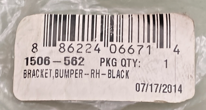 NEW GENUINE ARCTIC CAT 1506-562 BRACKET, BUMPER-RH-BLACK