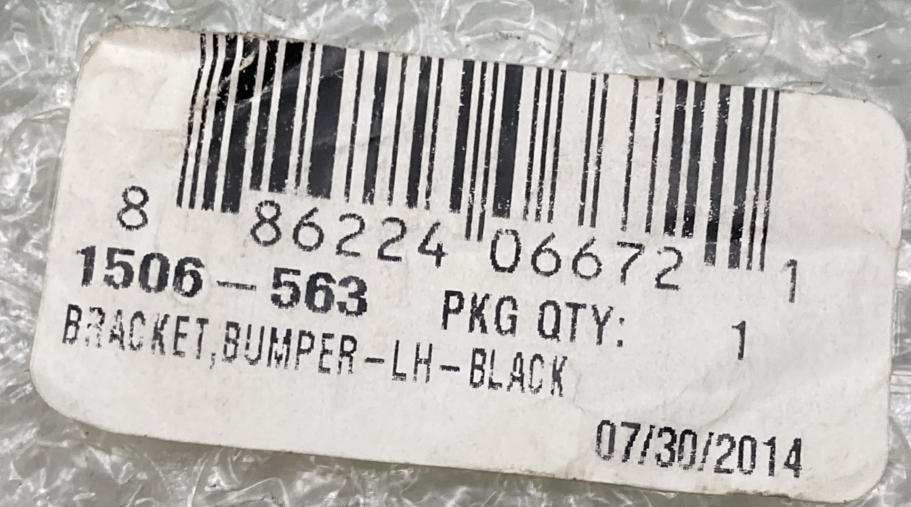 NEW GENUINE ARCTIC CAT BRACKET, BUMPER-LH-BLACK