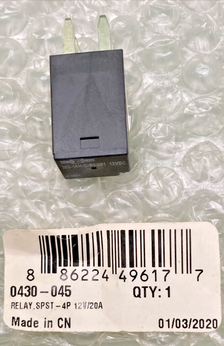 NEW GENUINE ARCTIC CAT 0430-045 RELAY, SPST-4P 12V/20A, Replace 0430-065
