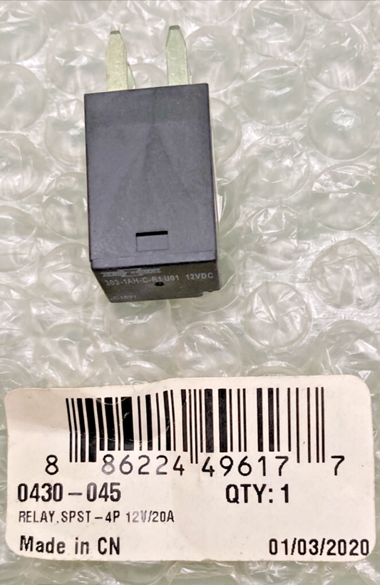 NEW GENUINE ARCTIC CAT 0430-045 RELAY, SPST-4P 12V/20A, Replace 0430-065