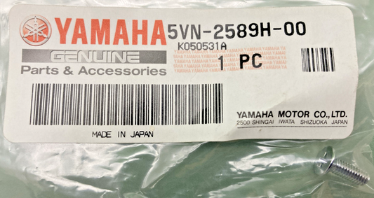 NEW GENUINE YAMAHA 5VN-2589H-00 Screw
