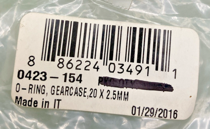 QTY 2 NEW GENUINE ARCTIC CAT 0423-154 O-RING, GEARCASE, 20 X 2.5MM