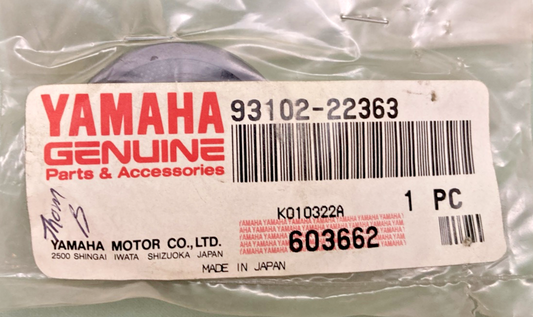NEW GENUINE YAMAHA 93102-22363 Oil Seal, Sd - Type