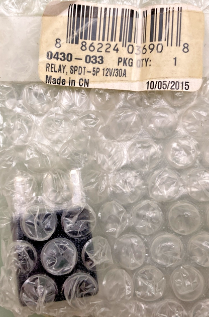 NEW GENUINE ARCTIC CAT 0430-033 RELAY, SPDT-5P 12V/30A, Replaced 0630-390