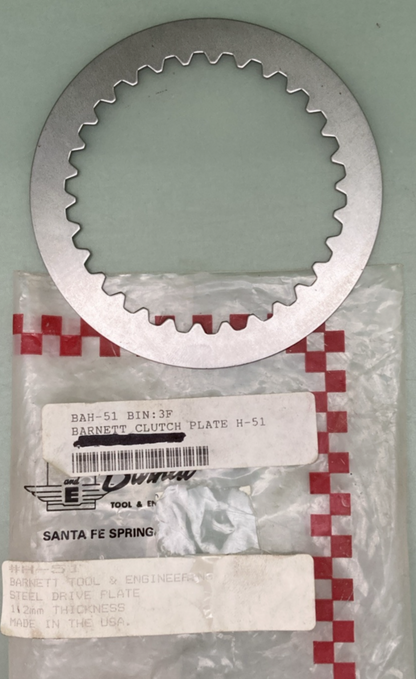 NEW GENUINE BARNETT 401-37-047001 STEEL CLUTCH PLATE 1.2MM